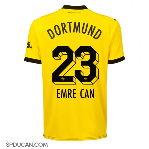 Muški Nogometni Dres Borussia Dortmund Emre Can #23 Domaci 2023-24 Kratak Rukav